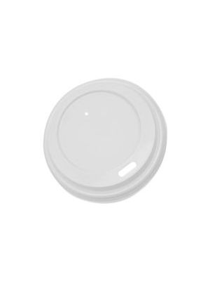 White Lids for Hot Cups: 62mm 