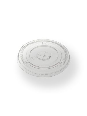 PET Flat Lid Fits 14 16 20 24 oz